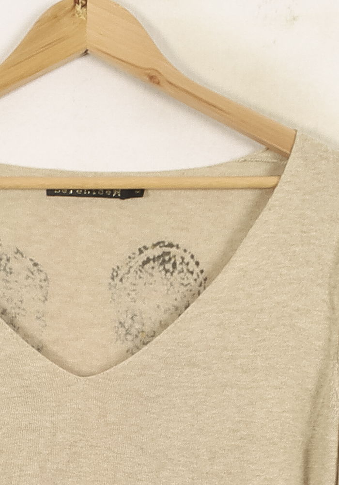Pull Beige - Taille S/36 de la marque Bérénice | PARAD72970 - Vendu par Paradigme - Image 3