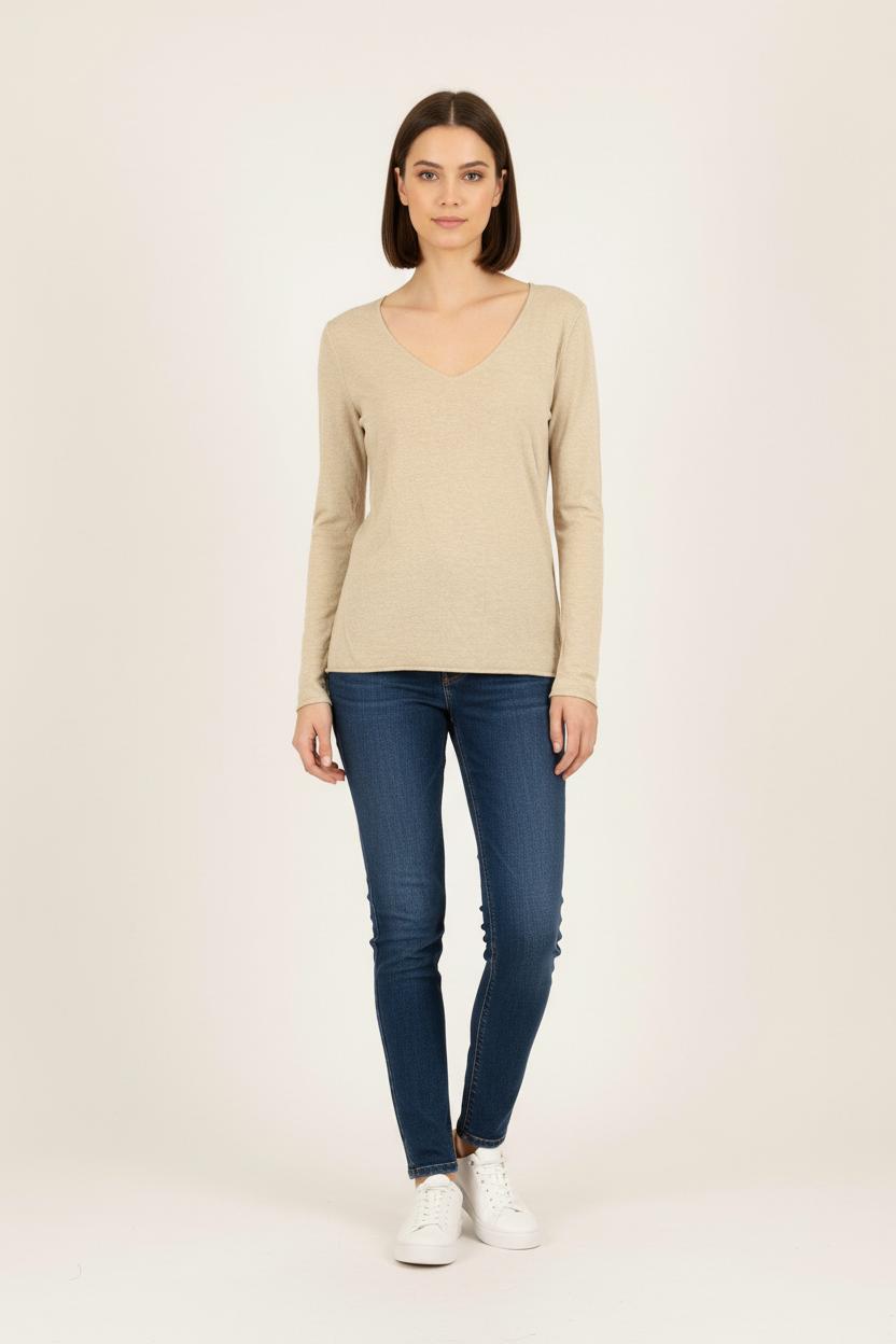 Pull Beige - Taille S/36 de la marque Bérénice | PARAD72970 - Vendu par Paradigme - Image 1