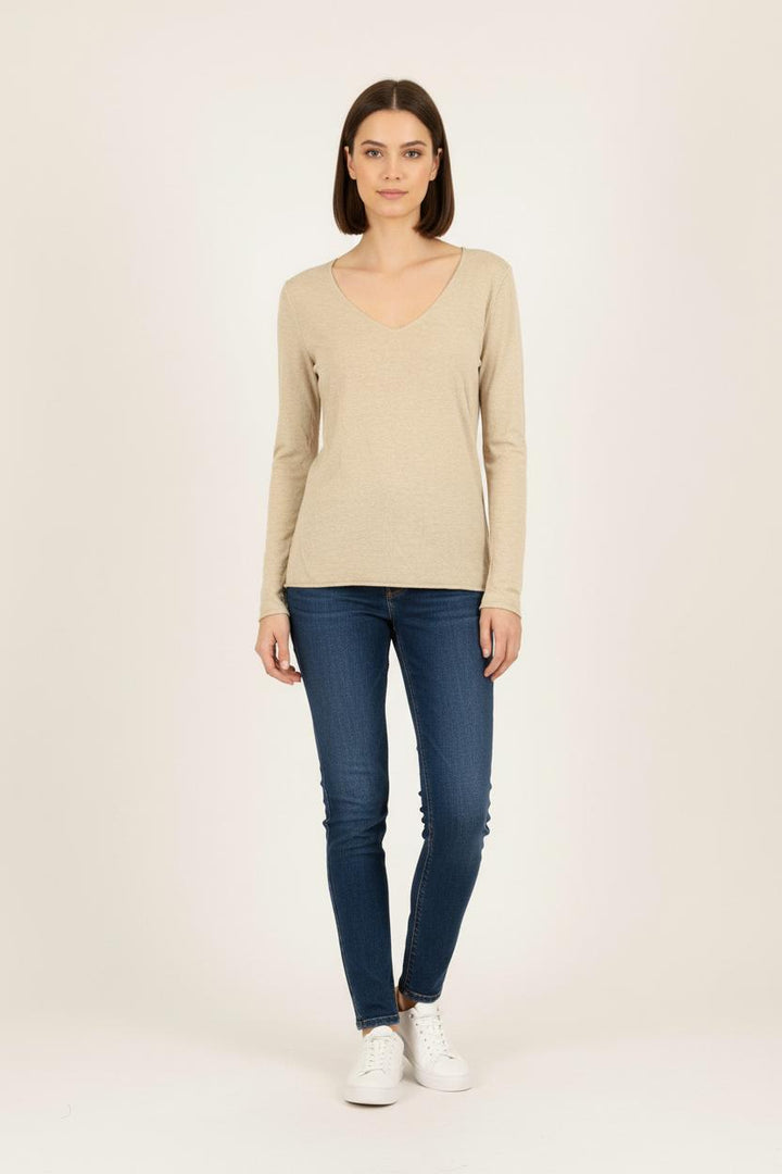 Pull Beige - Taille S/36 de la marque Bérénice | PARAD72970 - Vendu par Paradigme - Image 1