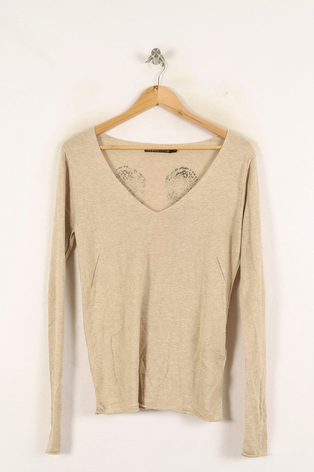 Pull Beige - Taille S/36 de la marque Bérénice | PARAD72970 - Vendu par Paradigme - Image 2