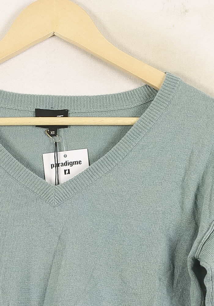 Pull Vert - Taille XS/34 de la marque Bérénice | PARAD72972 - Vendu par Paradigme - Image 3