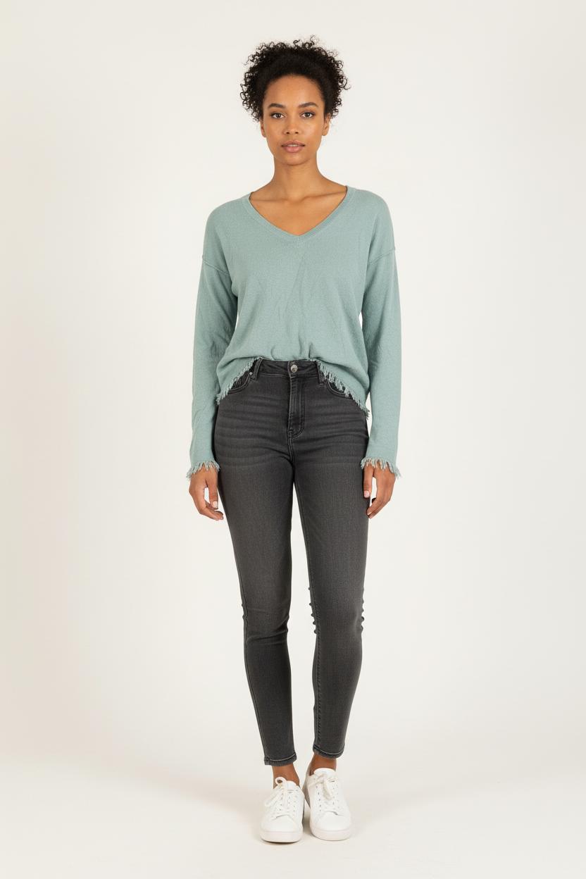 Pull Vert - Taille XS/34 de la marque Bérénice | PARAD72972 - Vendu par Paradigme - Image 1