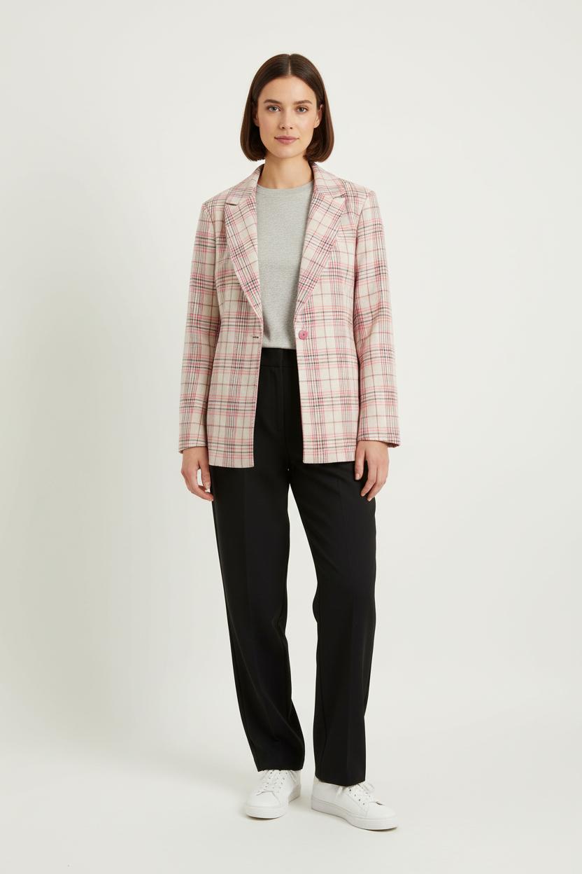 Blazer Beige et Rose - Taille M/38 de la marque Imprevu | PARAD72976 - Vendu par Paradigme - Image 1
