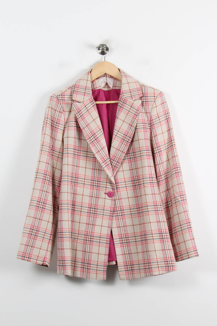 Blazer Beige et Rose - Taille M/38 de la marque Imprevu | PARAD72976 - Vendu par Paradigme - Image 2
