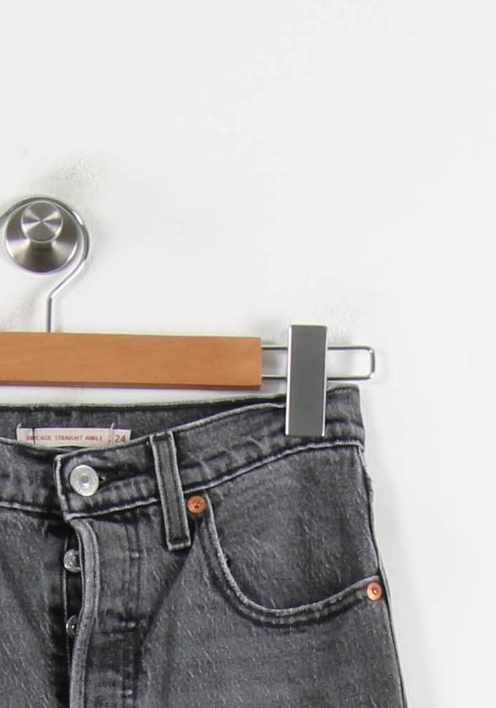 Jean Droit Gris - Taille XS/34 de la marque Levi's | PARAD72977 - Vendu par Paradigme - Image 3