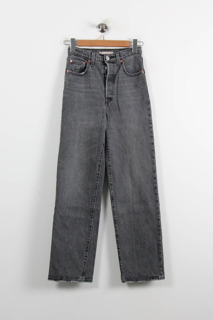 Jean Droit Gris - Taille XS/34 de la marque Levi's | PARAD72977 - Vendu par Paradigme - Image 2
