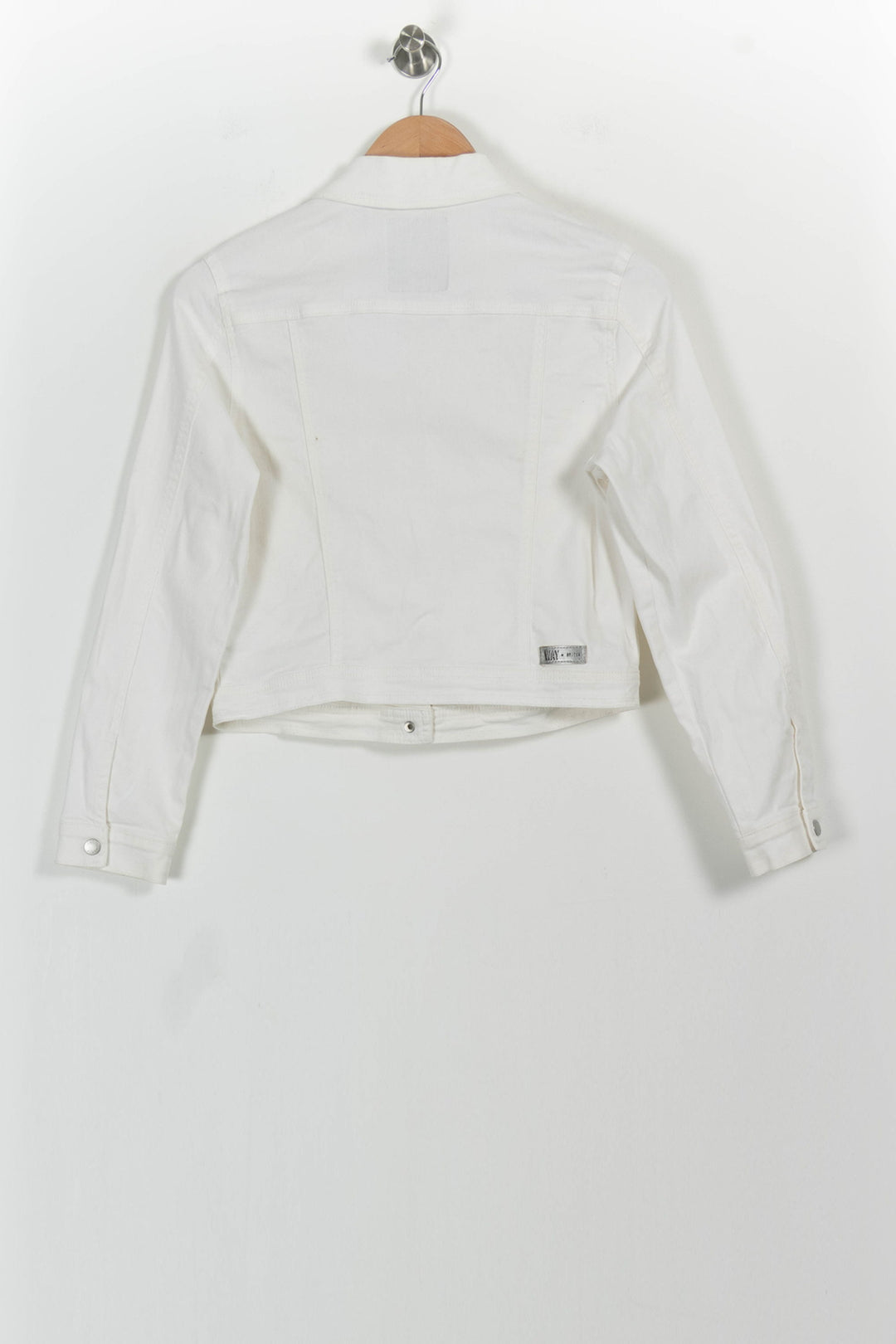 Veste En Jean Blanche - Taille M/38 de la marque IKKS | PARAD72981 - Vendu par Paradigme - Image 4