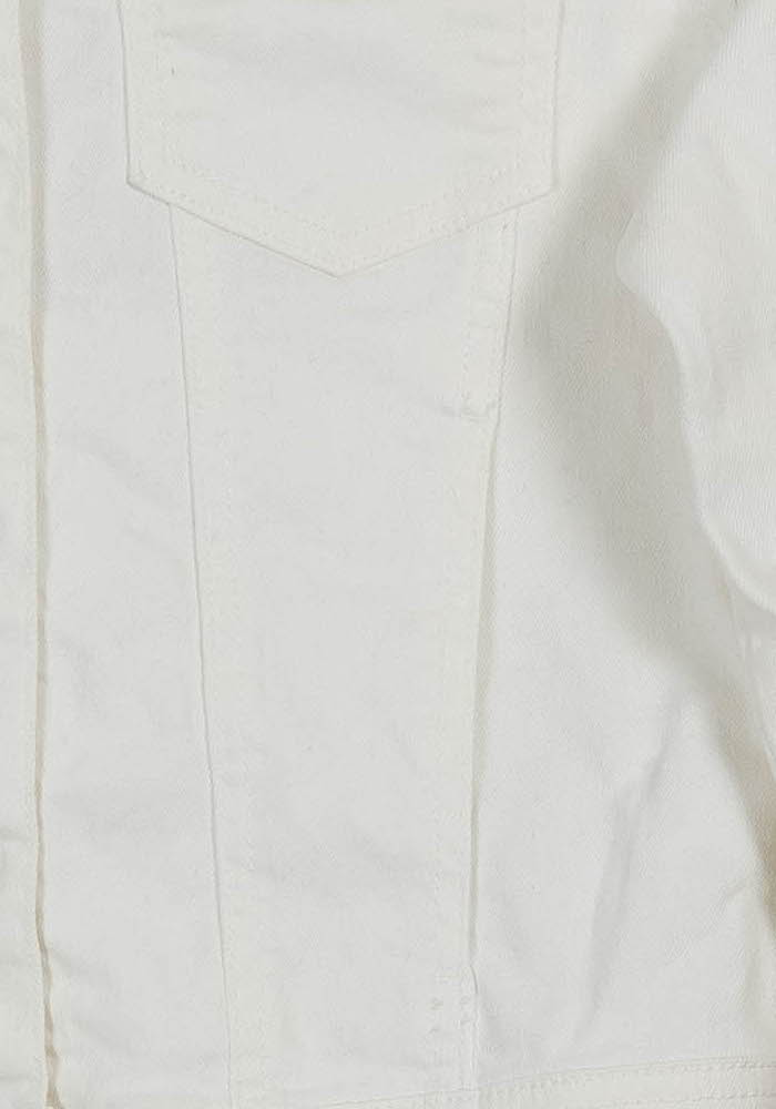 Veste En Jean Blanche - Taille M/38 de la marque IKKS | PARAD72981 - Vendu par Paradigme - Image 3