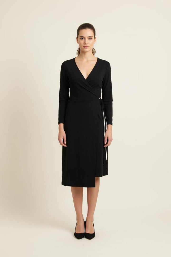 Robe Portefeuille Noire - Taille S/36 de la marque Filippa K | PARAD72986 - Vendu par Paradigme - Image 1