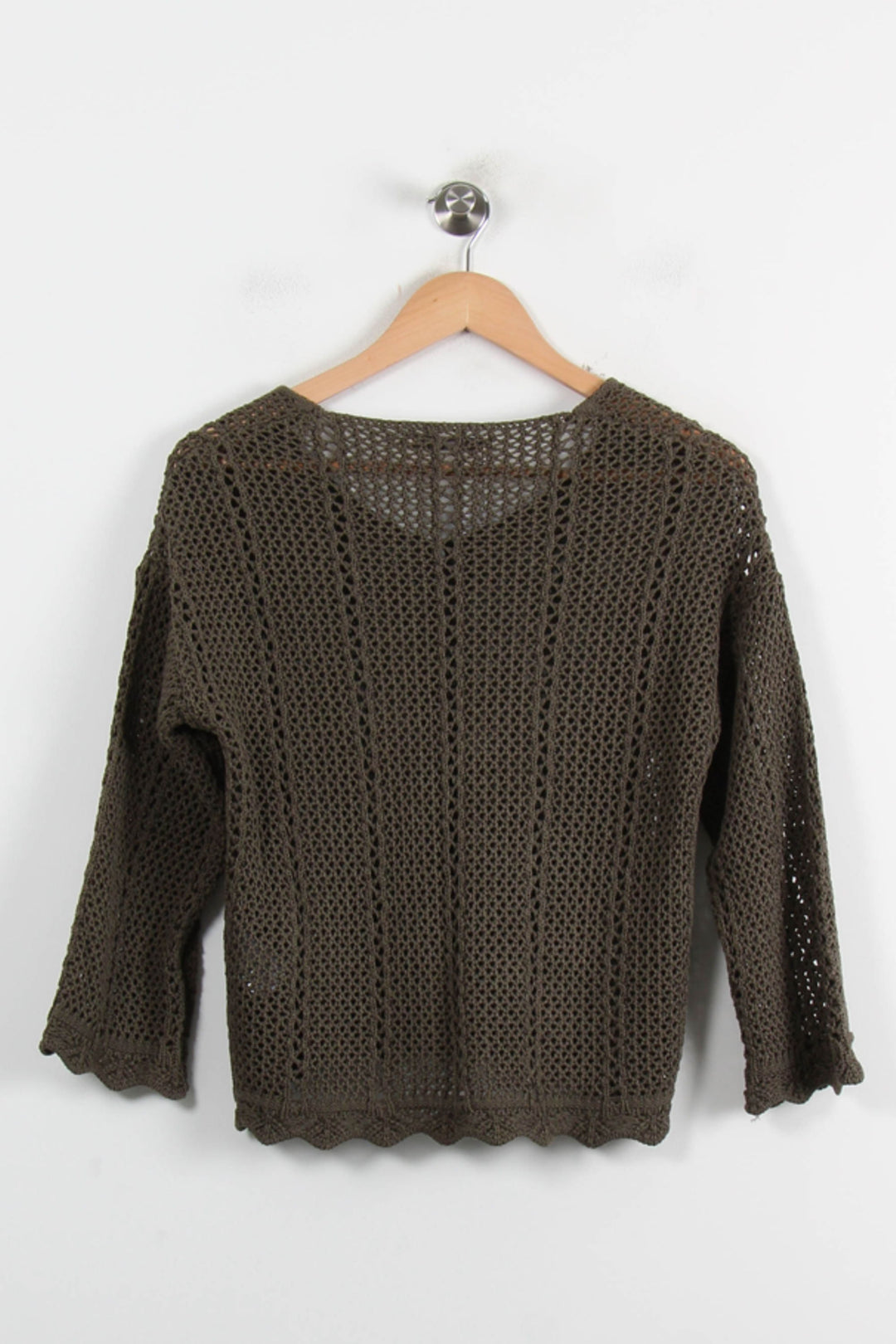 Pull Vert - Taille XS/34 de la marque La Fée Maraboutée | PARAD72989 - Vendu par Paradigme - Image 4