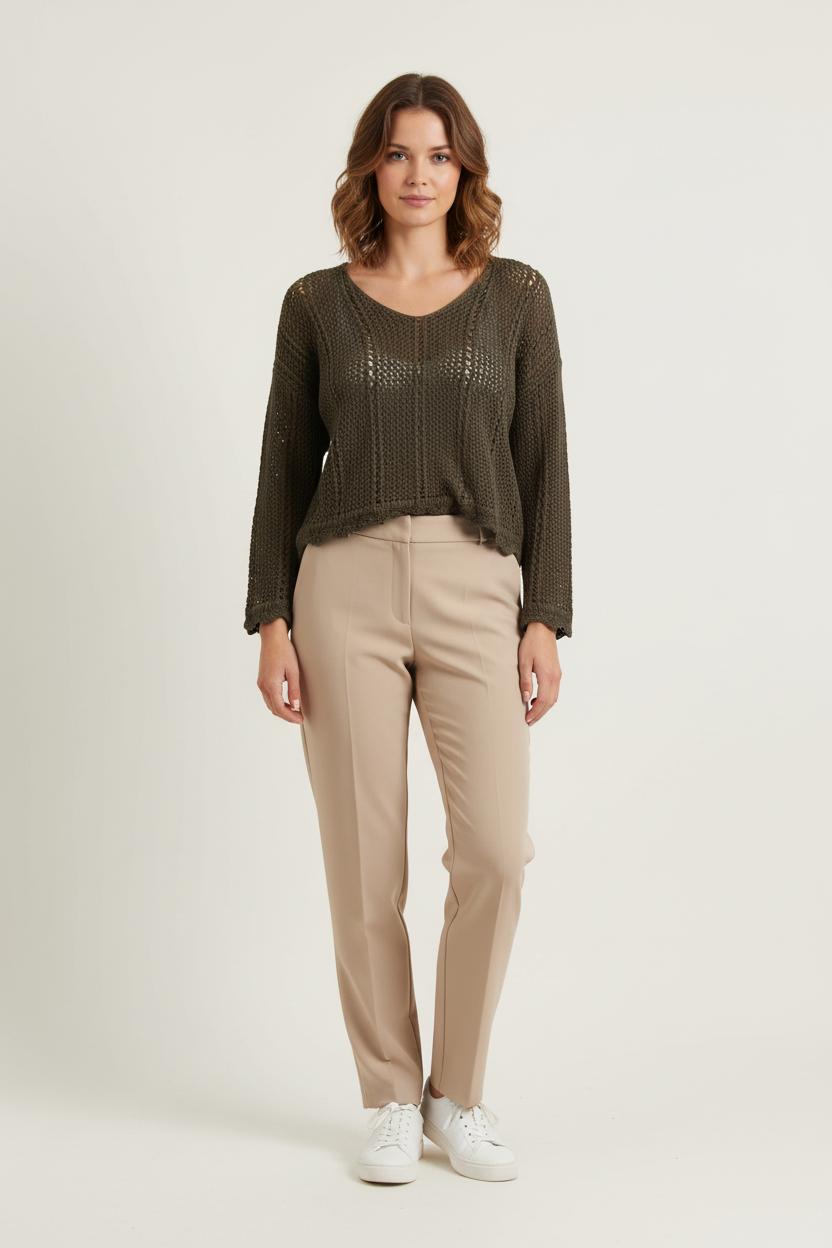 Pull Vert - Taille XS/34 de la marque La Fée Maraboutée | PARAD72989 - Vendu par Paradigme - Image 1