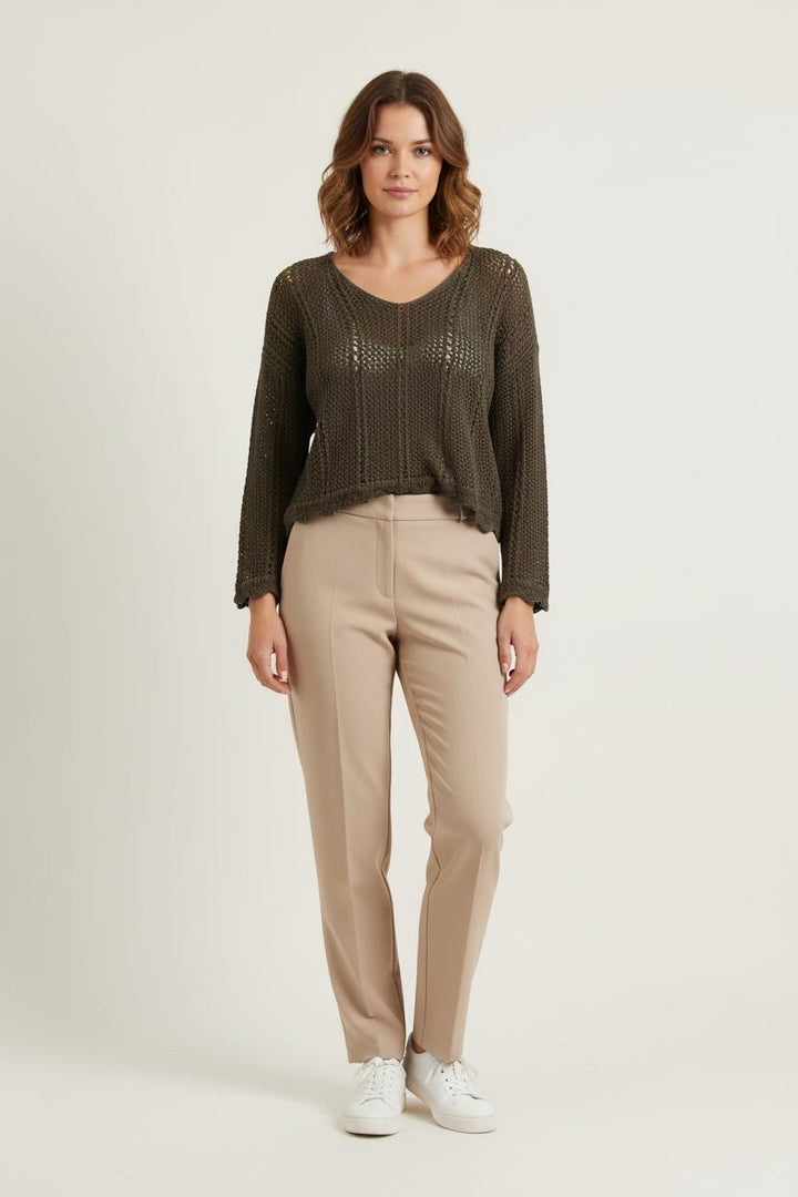 Pull Vert - Taille XS/34 de la marque La Fée Maraboutée | PARAD72989 - Vendu par Paradigme - Image 1