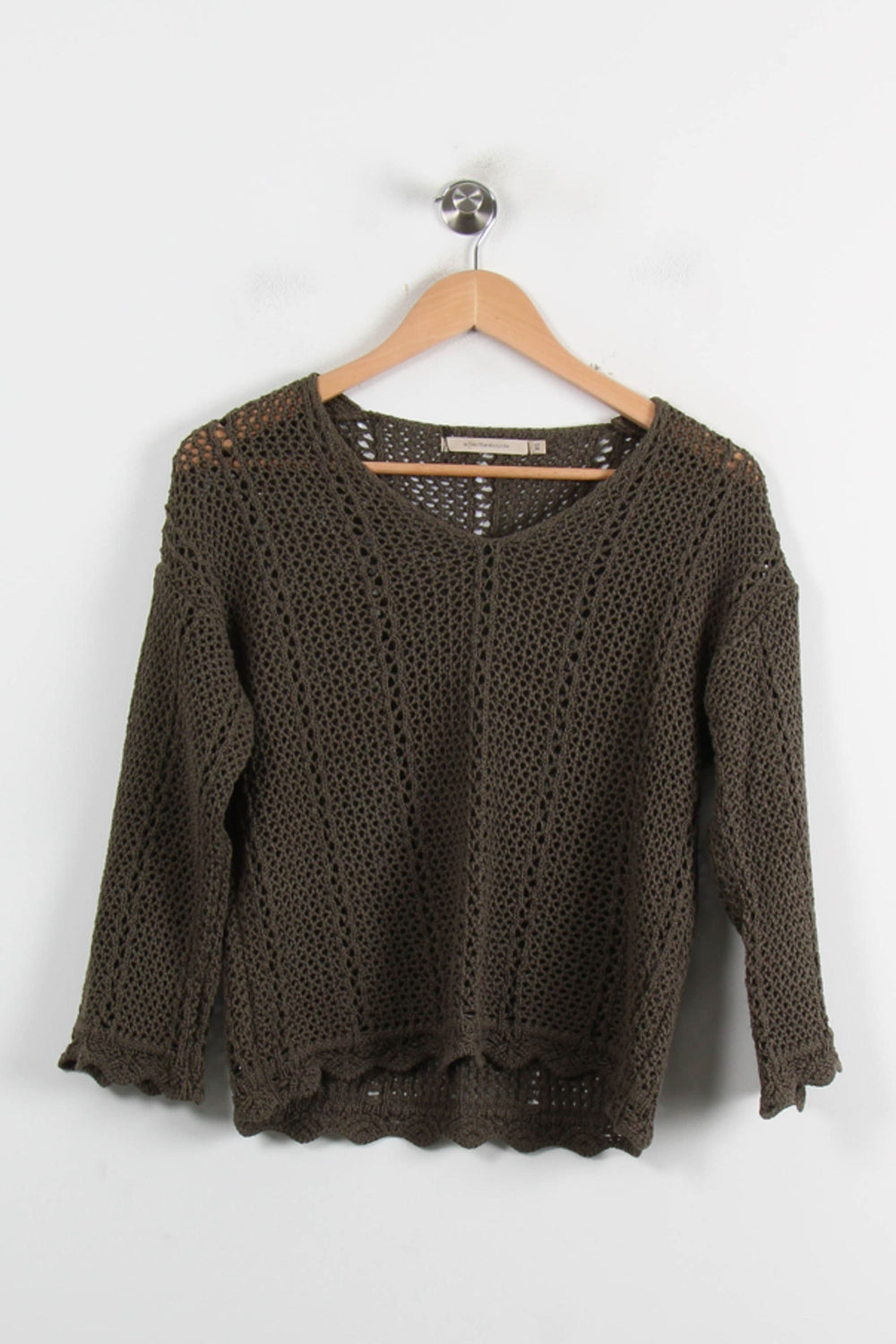 Pull Vert - Taille XS/34 de la marque La Fée Maraboutée | PARAD72989 - Vendu par Paradigme - Image 2