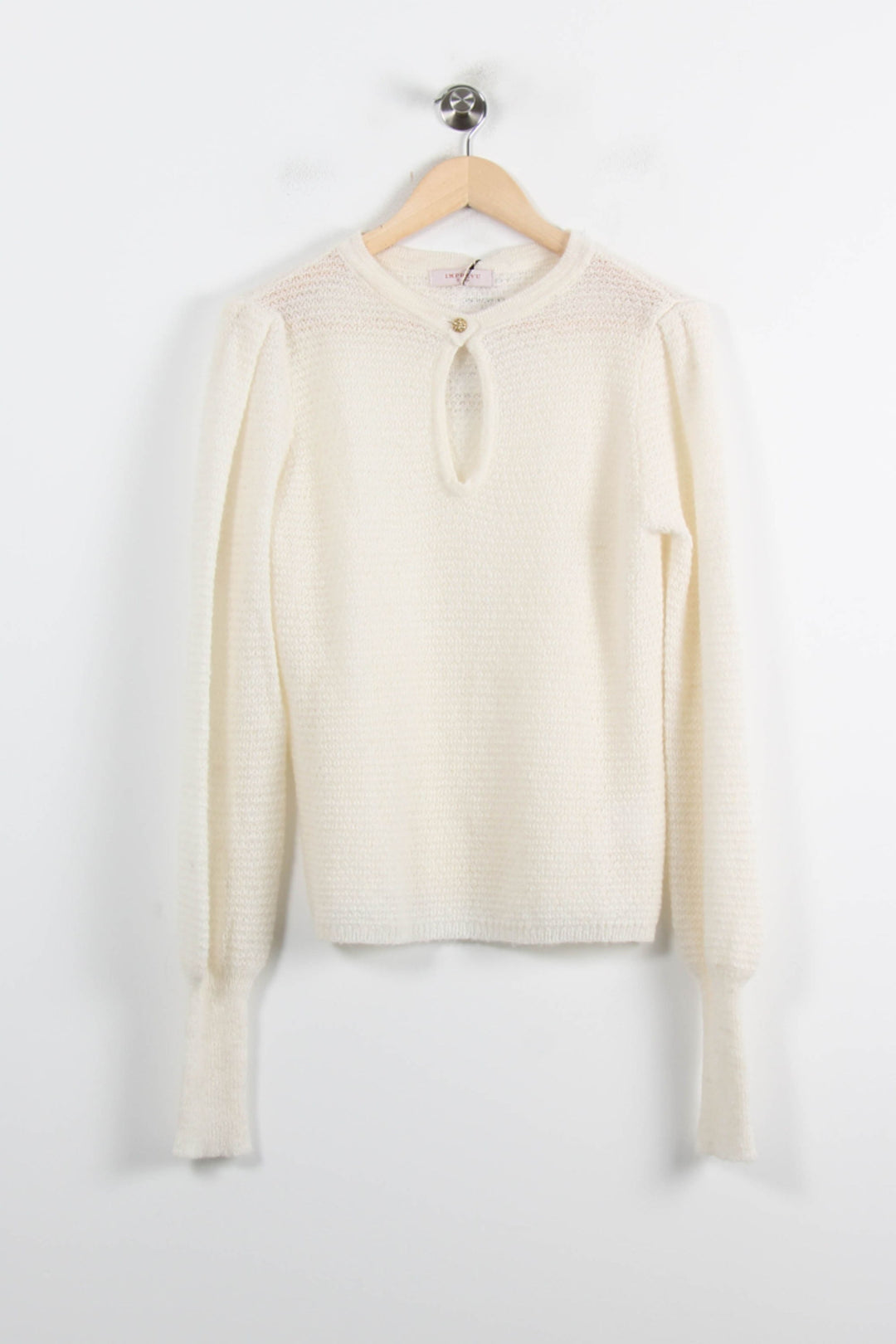 Pull Beige - Taille XS/34 de la marque Imprevu | PARAD73013 - Vendu par Paradigme - Image 2