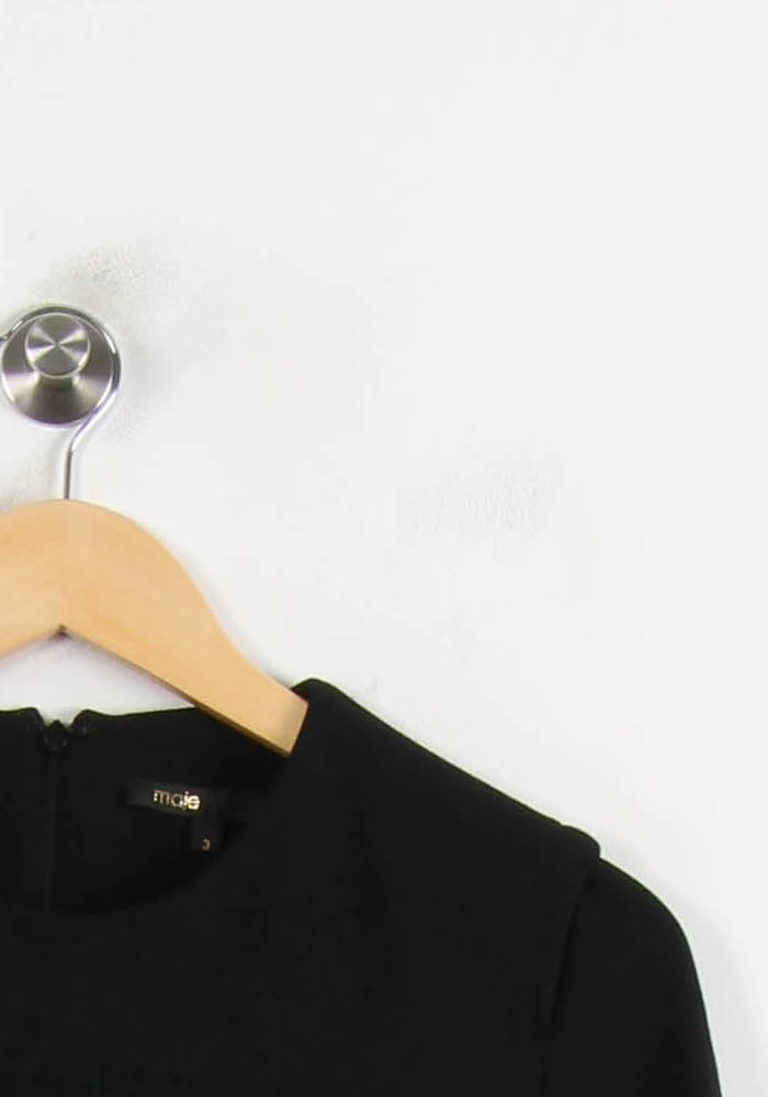 Robe Courte Noire - Taille L/40 de la marque Maje | PARAD73023 - Vendu par Paradigme - Image 3