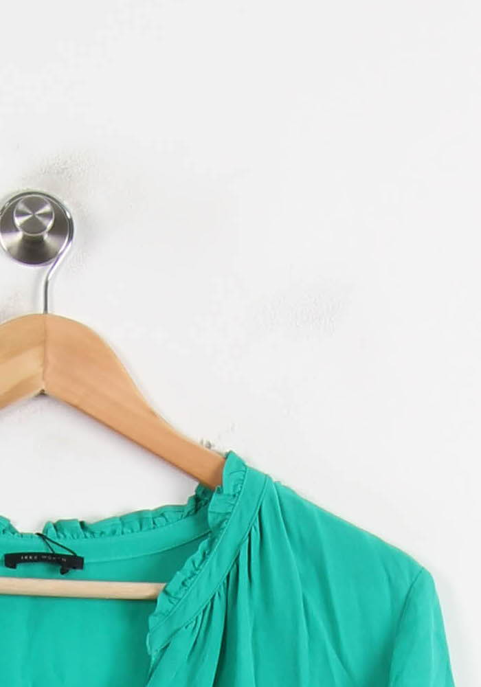 Robe Midi Verte - Taille M/38 de la marque IKKS | PARAD73028 - Vendu par Paradigme - Image 3