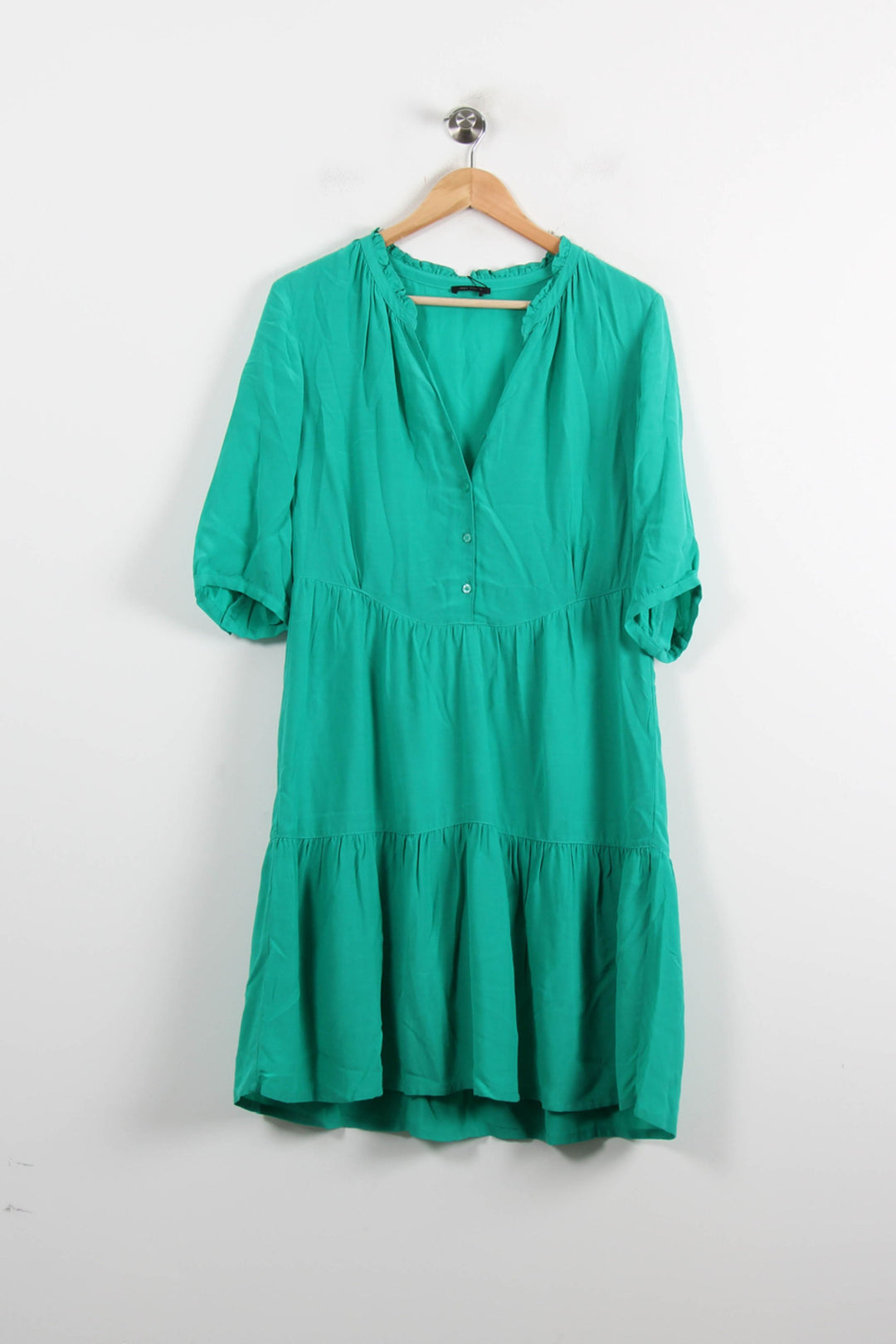 Robe Midi Verte - Taille M/38 de la marque IKKS | PARAD73028 - Vendu par Paradigme - Image 2