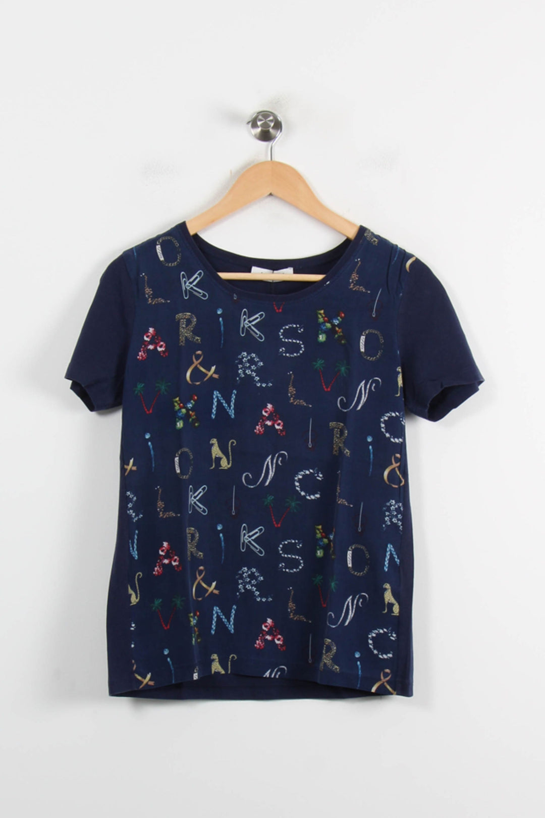 Tee-shirt Bleu - Taille M/38 de la marque Sandro | PARAD73046 - Vendu par Paradigme - Image 2
