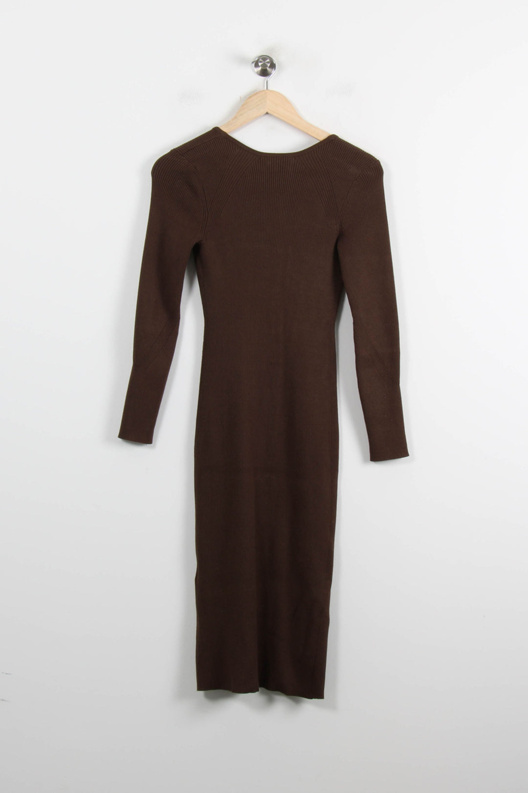 Robe Longue Marron - Taille S/36 de la marque ba&sh | PARAD73047 - Vendu par Paradigme - Image 4