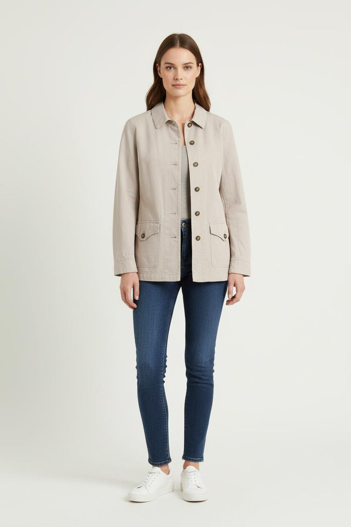 Veste Beige - Taille M/38 de la marque Caroll | PARAD73048 - Vendu par Paradigme - Image 1