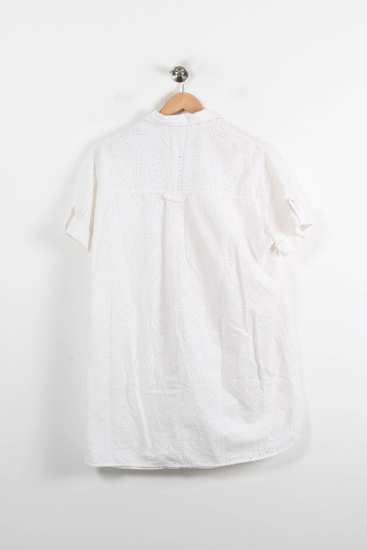 Robe Chemise Blanche - Taille S/36 de la marque Sézane | PARAD73051 - Vendu par Paradigme - Image 4