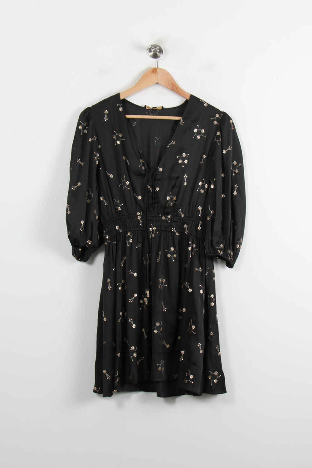 Robe Fluide Noire - Taille S/36 de la marque Maje | PARAD73058 - Vendu par Paradigme - Image 2