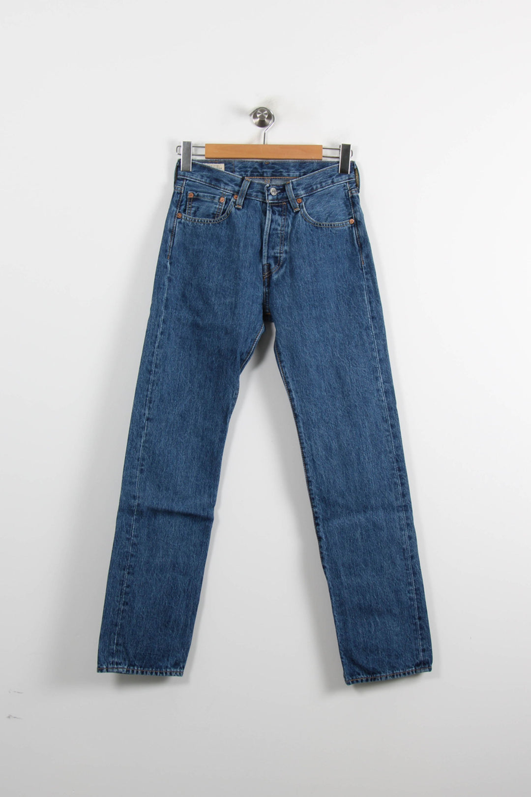 Jean Droit Bleu - Taille M/38 de la marque Levi's | PARAD73061 - Vendu par Paradigme - Image 2