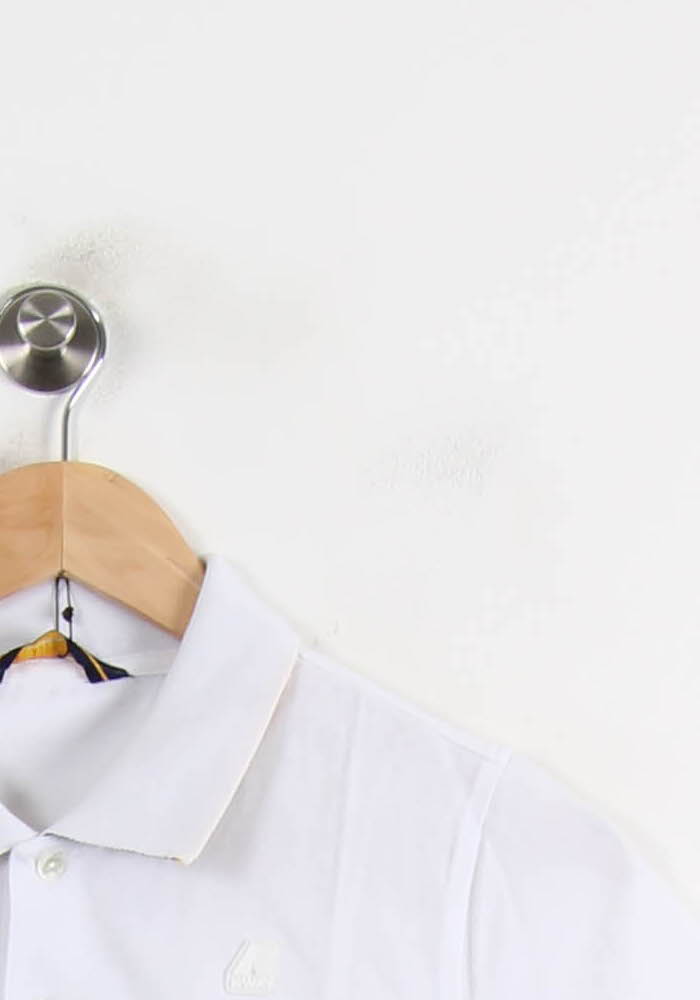 Polo Blanc - Taille S/36 de la marque K-WAY | PARAD73062 - Vendu par Paradigme - Image 3
