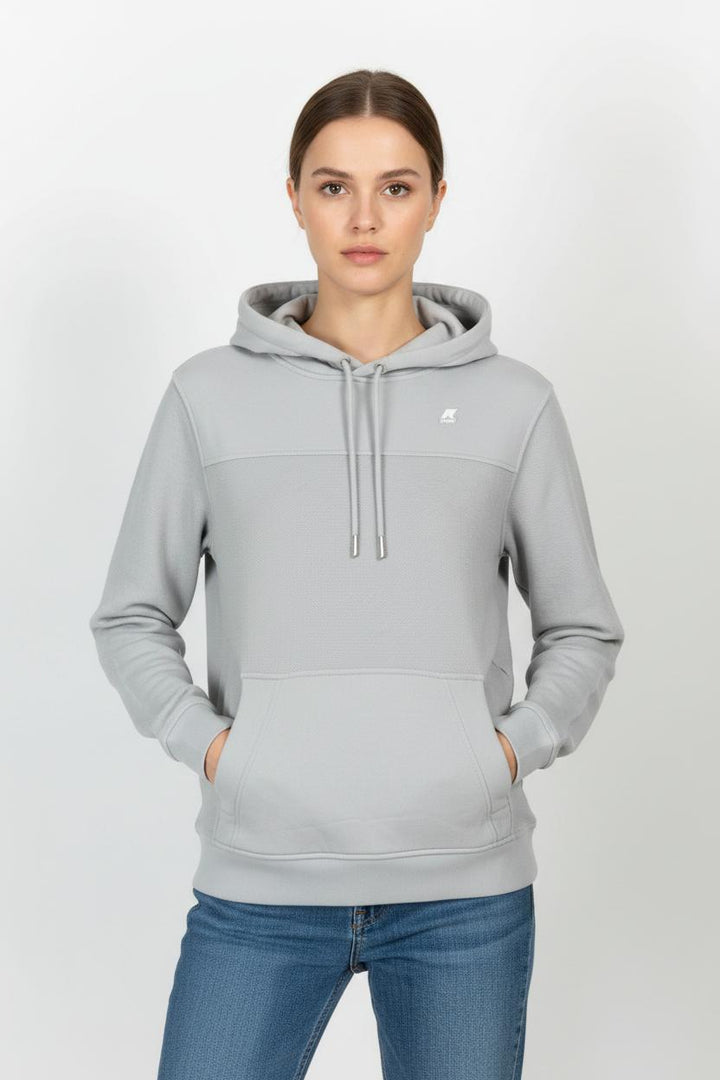 Sweat à Capuche Gris - Taille M/38 de la marque K-WAY | PARAD73064 - Vendu par Paradigme - Image 1