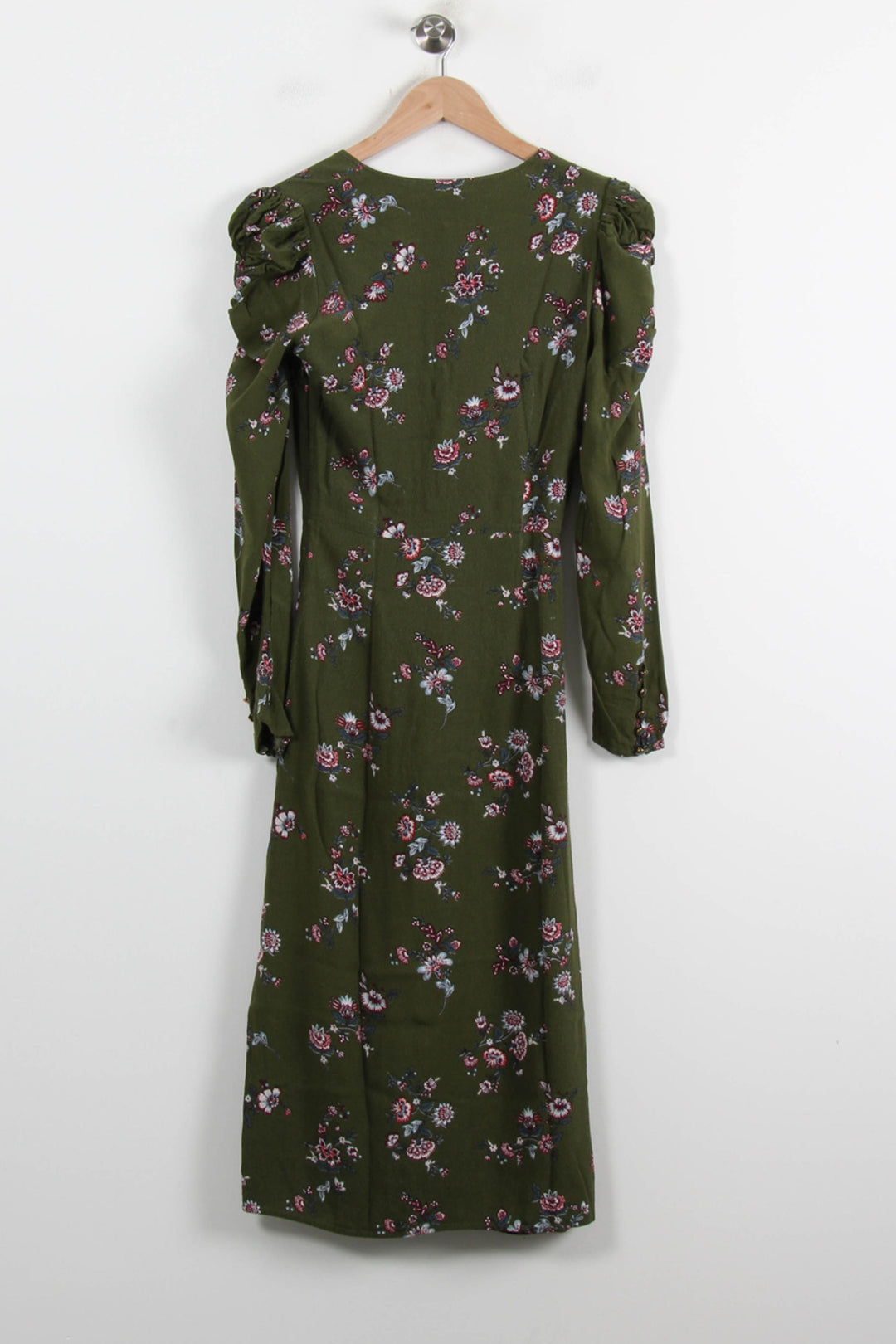 Robe Longue Verte à Fleurs - Taille S/36 de la marque Petite Mendigote | PARAD73066 - Vendu par Paradigme - Image 4