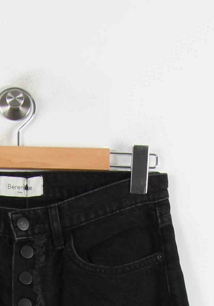 Jean Déchiré Noir - Taille S/36 de la marque Bérénice | PARAD73068 - Vendu par Paradigme - Image 3