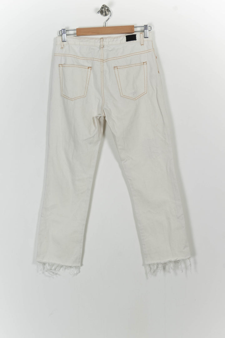 Jean Déchiré Beige - Taille M/38 de la marque Bérénice | PARAD73069 - Vendu par Paradigme - Image 4