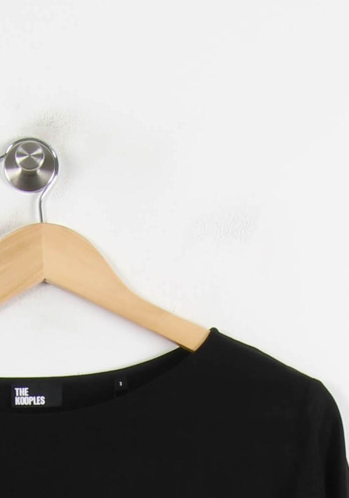 Robe Courte Noire - Taille L/40 de la marque The Kooples | PARAD73072 - Vendu par Paradigme - Image 3