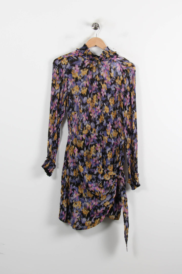 Robe Courte Multicolore - Taille L/40 de la marque Sézane | PARAD73073 - Vendu par Paradigme - Image 4