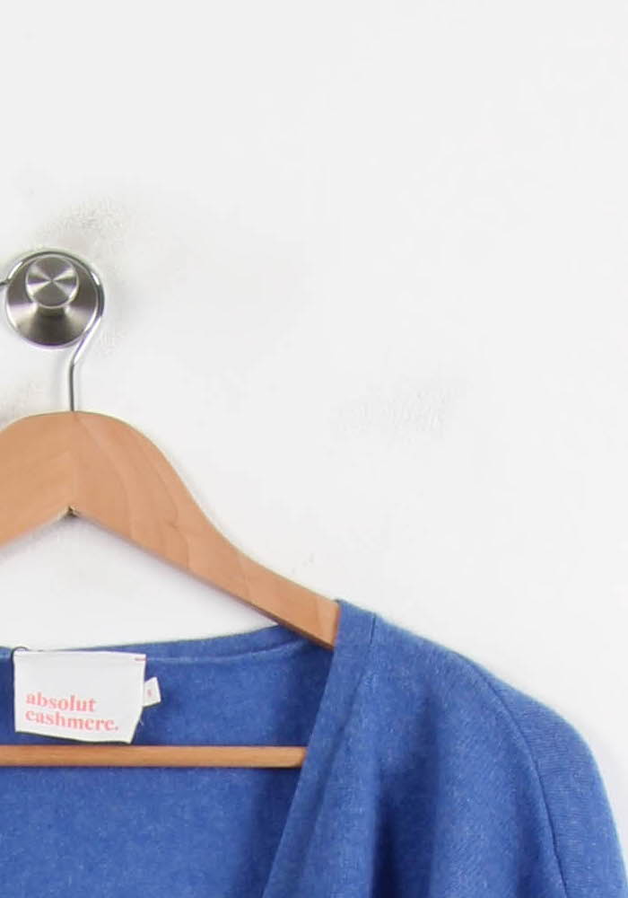 Cardigan Bleu - Taille S/36 de la marque Absolut Cashmere | PARAD73074 - Vendu par Paradigme - Image 3
