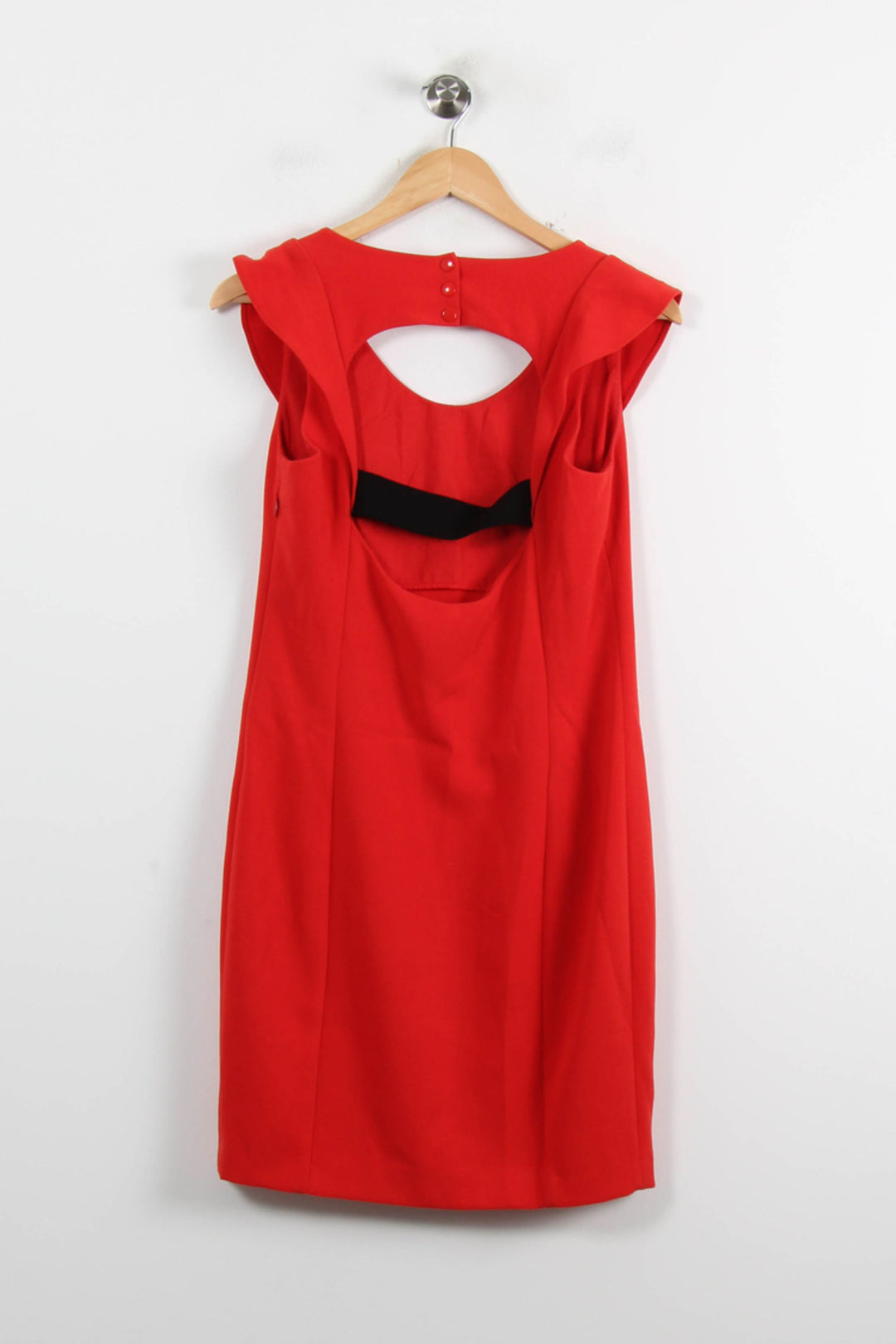 Robe Courte Rouge - Taille M/38 de la marque Claudie Pierlot | PARAD73076 - Vendu par Paradigme - Image 4
