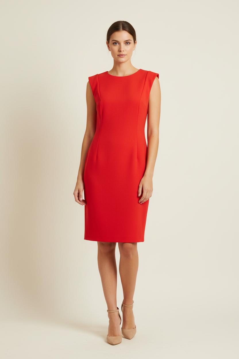 Robe Courte Rouge - Taille M/38 de la marque Claudie Pierlot | PARAD73076 - Vendu par Paradigme - Image 1