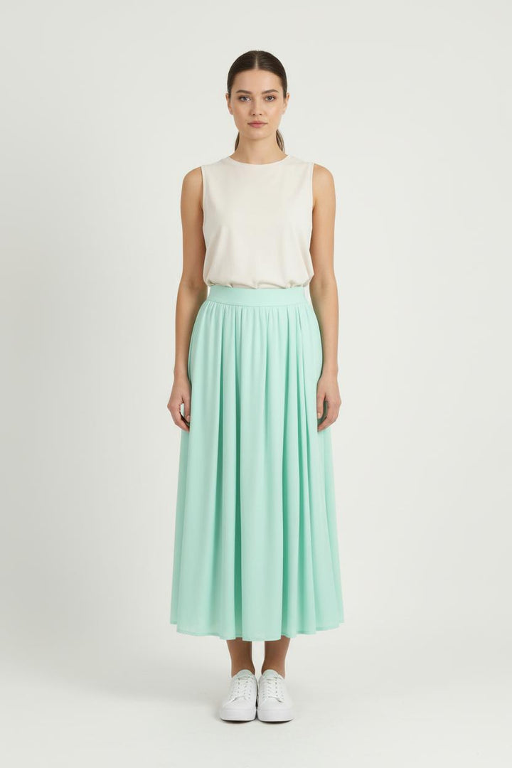 Jupe Longue Verte - Taille XL/42 de la marque Modetrotter | PARAD73078 - Vendu par Paradigme - Image 1