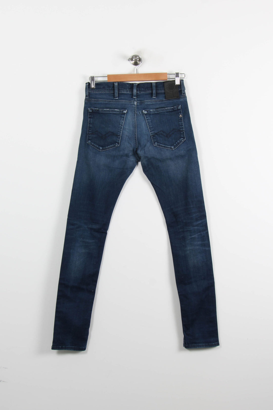 Jean Slim Bleu - Taille M/38 de la marque Replay | PARAD73091 - Vendu par Paradigme - Image 4