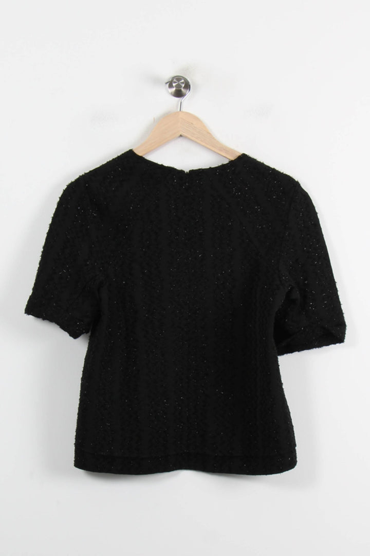 Blouse Noire - Taille M/38 de la marque Maje | PARAD73095 - Vendu par Paradigme - Image 4
