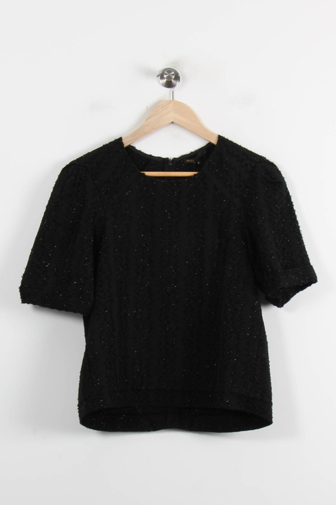 Blouse Noire - Taille M/38 de la marque Maje | PARAD73095 - Vendu par Paradigme - Image 2