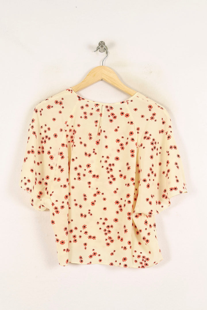 Blouse Crème et Rouge - Taille M/38 de la marque Bimba y Lola | PARAD73098 - Vendu par Paradigme - Image 4