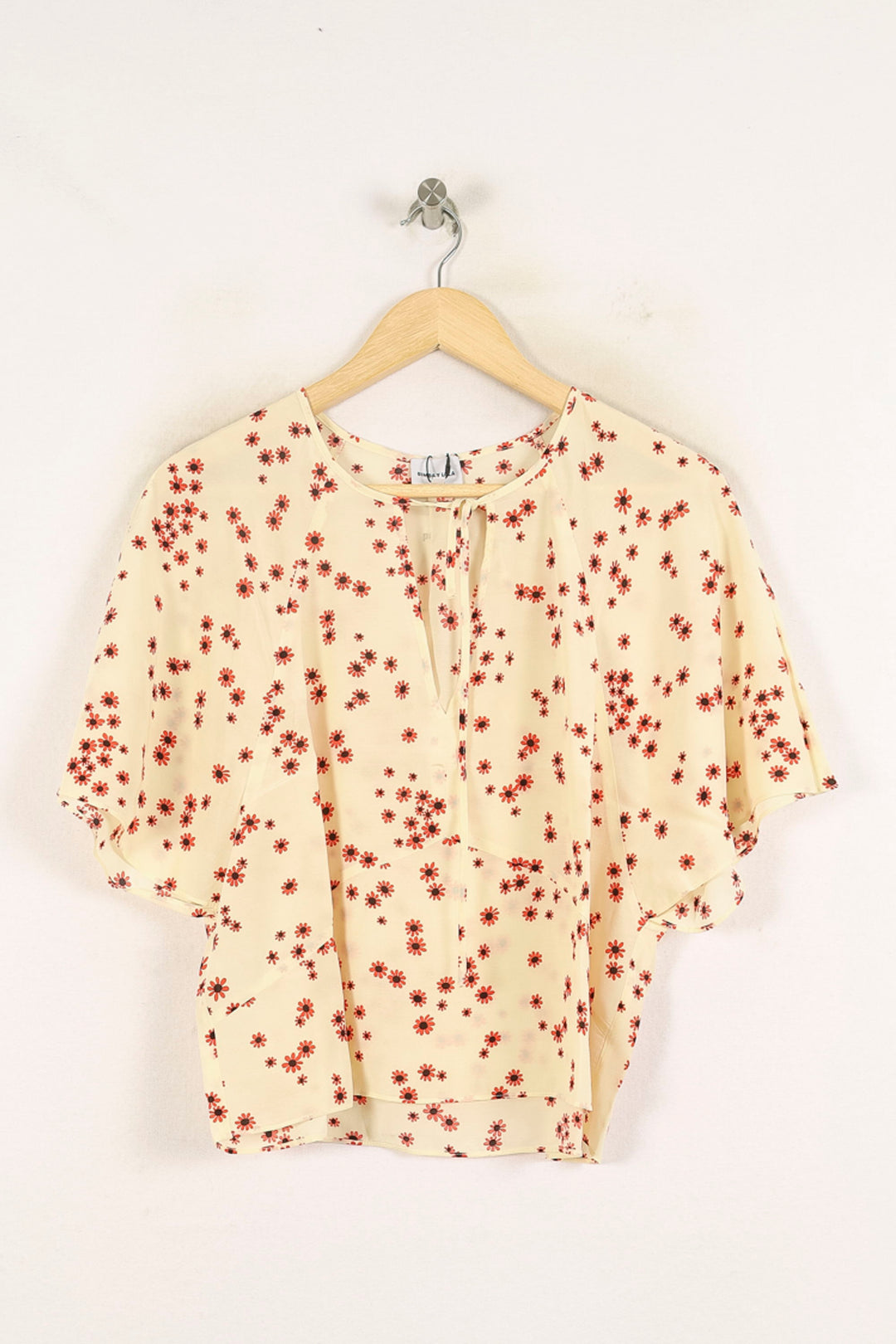 Blouse Crème et Rouge - Taille M/38 de la marque Bimba y Lola | PARAD73098 - Vendu par Paradigme - Image 2