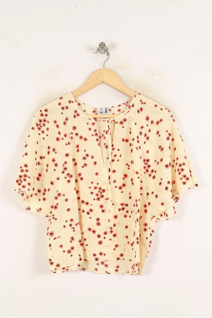 Blouse Crème et Rouge - Taille M/38 de la marque Bimba y Lola | PARAD73098 - Vendu par Paradigme - Image 2