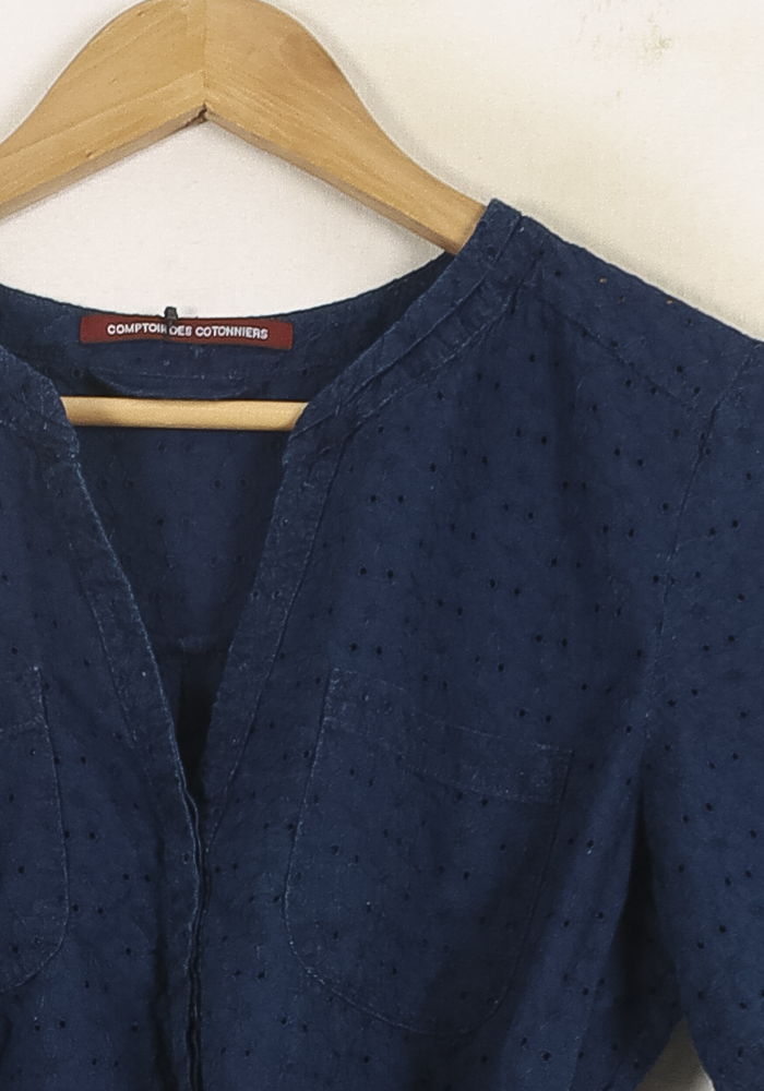 Robe Chemise Bleue - Taille S/36 de la marque Comptoir des Cotonniers | PARAD73113 - Vendu par Paradigme - Image 3