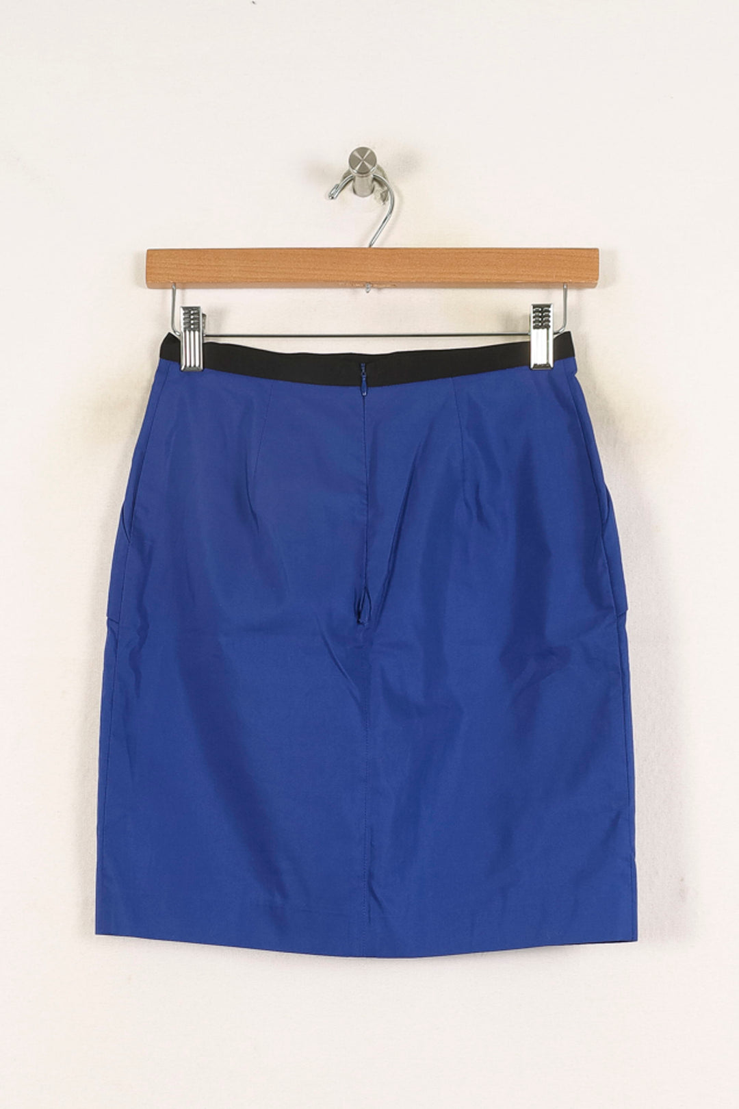 Jupe Droite Bleue - Taille XS/34 de la marque Comptoir des Cotonniers | PARAD73114 - Vendu par Paradigme - Image 4