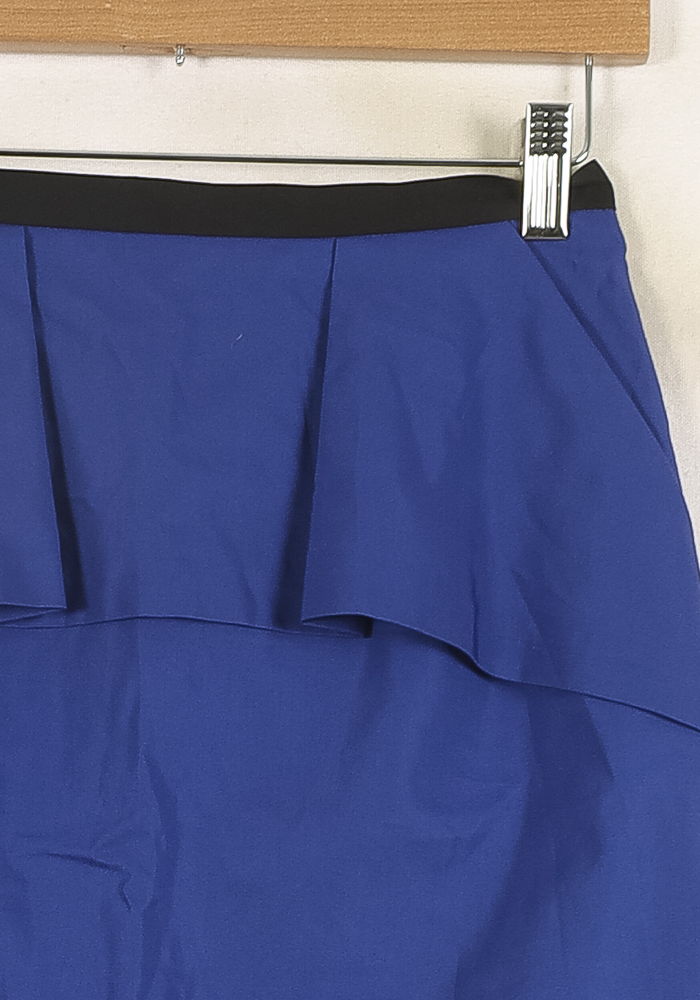 Jupe Droite Bleue - Taille XS/34 de la marque Comptoir des Cotonniers | PARAD73114 - Vendu par Paradigme - Image 3