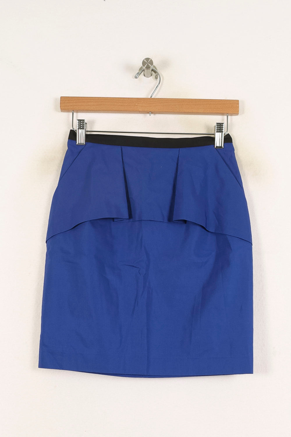 Jupe Droite Bleue - Taille XS/34 de la marque Comptoir des Cotonniers | PARAD73114 - Vendu par Paradigme - Image 2