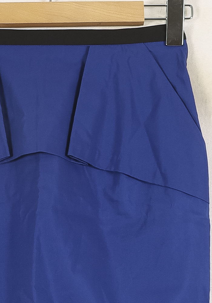 Jupe Droite Bleue - Taille XS/34 de la marque Comptoir des Cotonniers | PARAD73115 - Vendu par Paradigme - Image 3