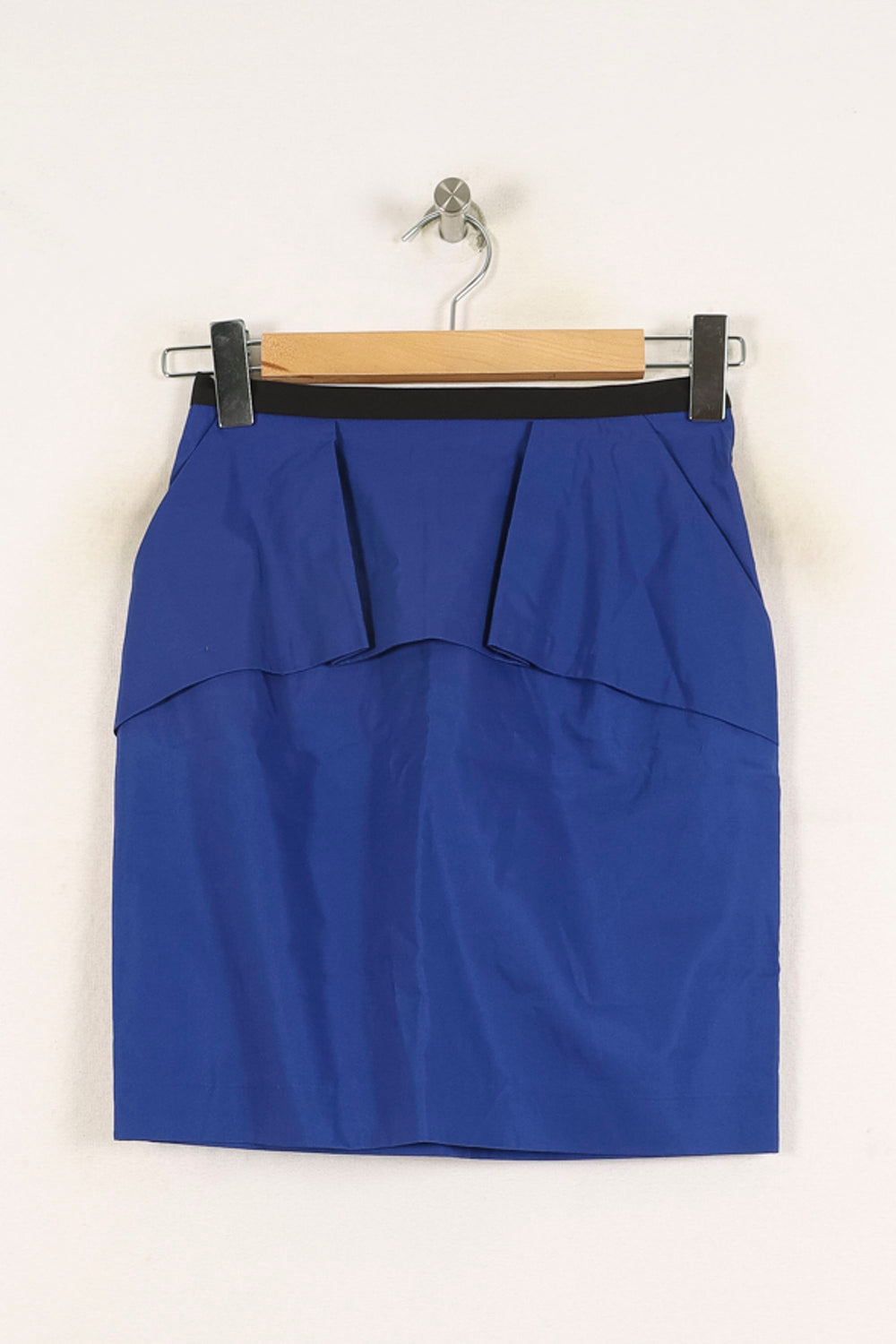 Jupe Droite Bleue - Taille XS/34 de la marque Comptoir des Cotonniers | PARAD73115 - Vendu par Paradigme - Image 2